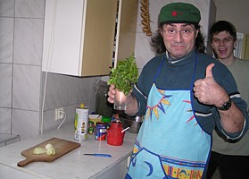 Gino przyrządza wero italiano mangiare