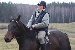 Jurek Zupa - nie odmówił sobie hubertusa nawet mimo niedawno złamanego kręgosłupa!...