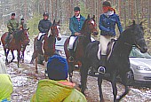 spotkanie z publicznością na trasie crossu