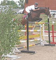 Mirosław Owczarek podczas konkursu 6 barier - 172cm wys przeszkoda