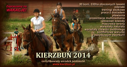 Zapraszamy na obozy jeździeckie 2014!!!